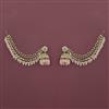 Indo Western Jhumki with Mehndi Plating