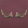 Indo Western Jhumki with Mehndi Plating