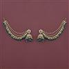 Indo Western Jhumki with Mehndi Plating