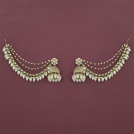 Indo Western Jhumki with Mehndi Plating