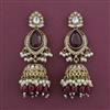Indo Western Jhumki with Mehndi Plating