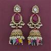 Indo Western Jhumki with Mehndi Plating