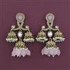 Indo Western Jhumki with Mehndi Plating