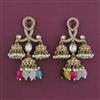 Indo Western Jhumki with Mehndi Plating
