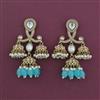 Indo Western Jhumki with Mehndi Plating