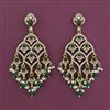 Indo Western Classic Earring with Mehndi Plating