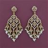 Indo Western Classic Earring with Mehndi Plating