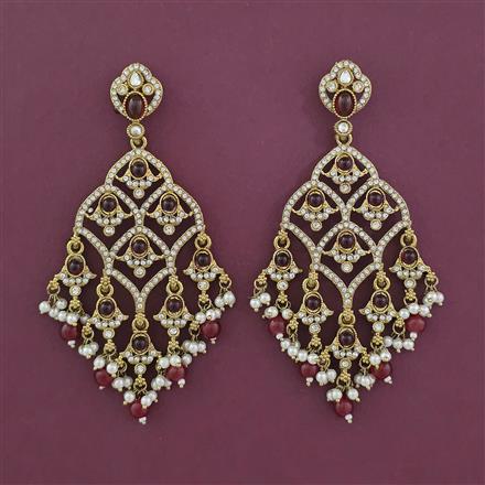 Indo Western Classic Earring with Mehndi Plating