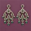 Indo Western Long Earring with Mehndi Plating