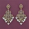 Indo Western Classic Earring with Mehndi Plating