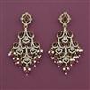 Indo Western Classic Earring with Mehndi Plating