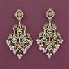 Indo Western Classic Earring with Mehndi Plating
