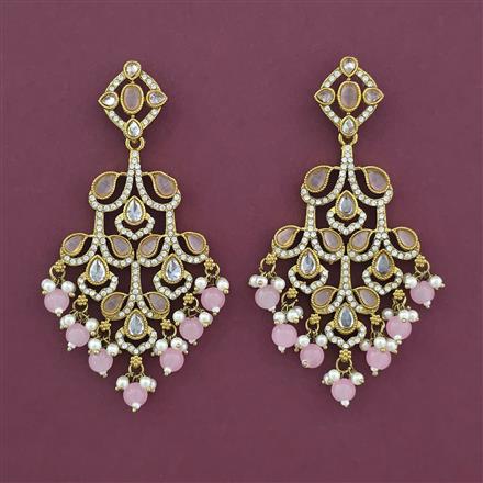 Indo Western Classic Earring with Mehndi Plating