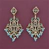 Indo Western Classic Earring with Mehndi Plating