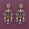 Indo Western Classic Earring with Mehndi Plating