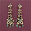 Indo Western Classic Earring with Mehndi Plating