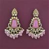 Indo Western Classic Earring with Mehndi Plating