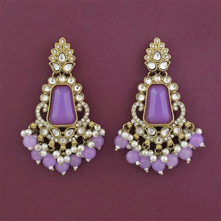 Indo Western Classic Earring with Mehndi Plating