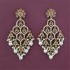 Indo Western Classic Earring with Mehndi Plating