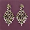 Indo Western Classic Earring with Mehndi Plating