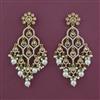 Indo Western Classic Earring with Mehndi Plating