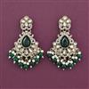 Indo Western Classic Earring with Mehndi Plating