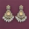 Indo Western Classic Earring with Mehndi Plating