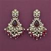 Indo Western Classic Earring with Mehndi Plating