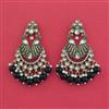 Indo Western Birds Earring with Mehndi Plating