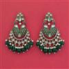 Indo Western Birds Earring with Mehndi Plating