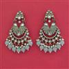 Indo Western Birds Earring with Mehndi Plating