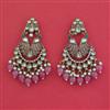 Indo Western Birds Earring with Mehndi Plating
