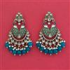 Indo Western Birds Earring with Mehndi Plating