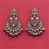 Indo Western Birds Earring with Mehndi Plating