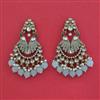 Indo Western Birds Earring with Mehndi Plating
