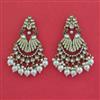Indo Western Birds Earring with Mehndi Plating