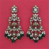 Indo Western Classic Earring with Mehndi Plating