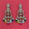 Indo Western Classic Earring with Mehndi Plating