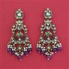 Indo Western Classic Earring with Mehndi Plating