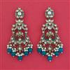 Indo Western Classic Earring with Mehndi Plating