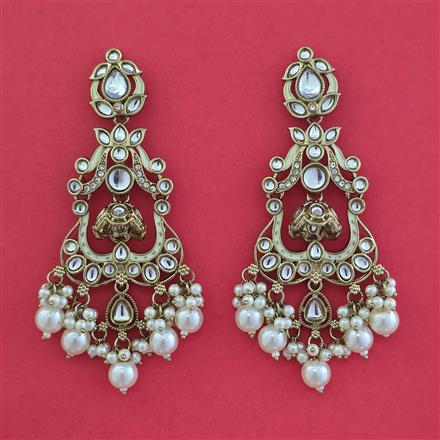 Indo Western Classic Earring with Mehndi Plating