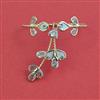Indo Western Adjustable Ring with Rhodium Plating Gold Plating