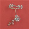 Indo Western Adjustable Ring with Rhodium Plating Gold Plating