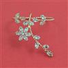 Indo Western Adjustable Ring with Rhodium Plating Gold Plating