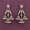 Indo Western Jhumki with Mehndi Plating