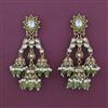 Indo Western Jhumki with Mehndi Plating