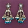 Indo Western Jhumki with Mehndi Plating