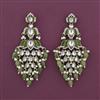 Indo Western Classic Earring with Mehndi Plating