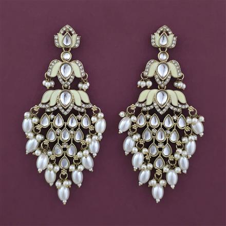 Indo Western Classic Earring with Mehndi Plating