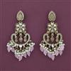 Indo Western Classic Earring with Mehndi Plating